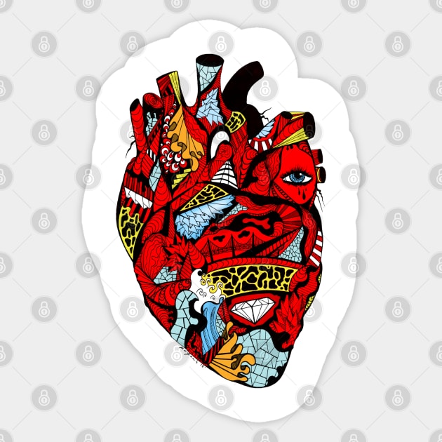 Transparent Heart Sticker by kenallouis